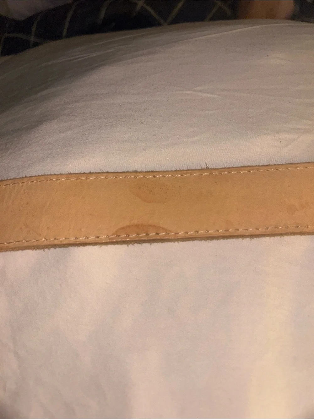 Consuela Leather Strap Replacement for Shoulder Bag - Beige